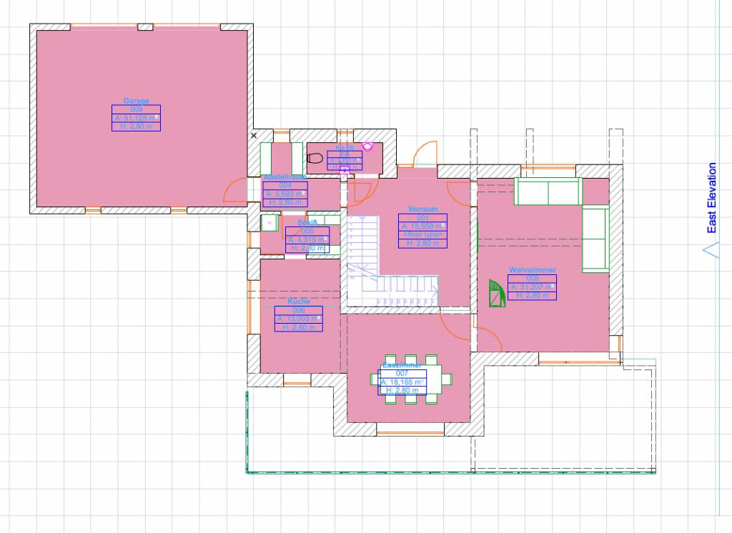 Südhang Haus mit Angebauter Garage | Grundrissforum auf energiesparhaus.at