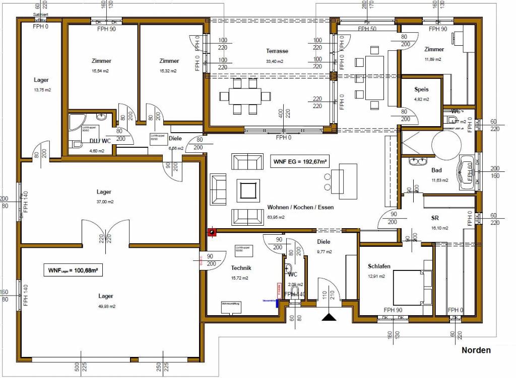 Großer Bungalow | Grundrissforum auf energiesparhaus.at