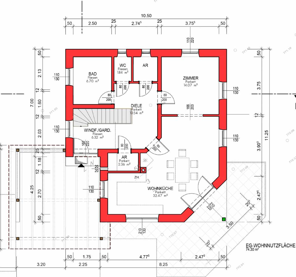 Entwurf Bungalow in Hanglage Grundrissforum auf
