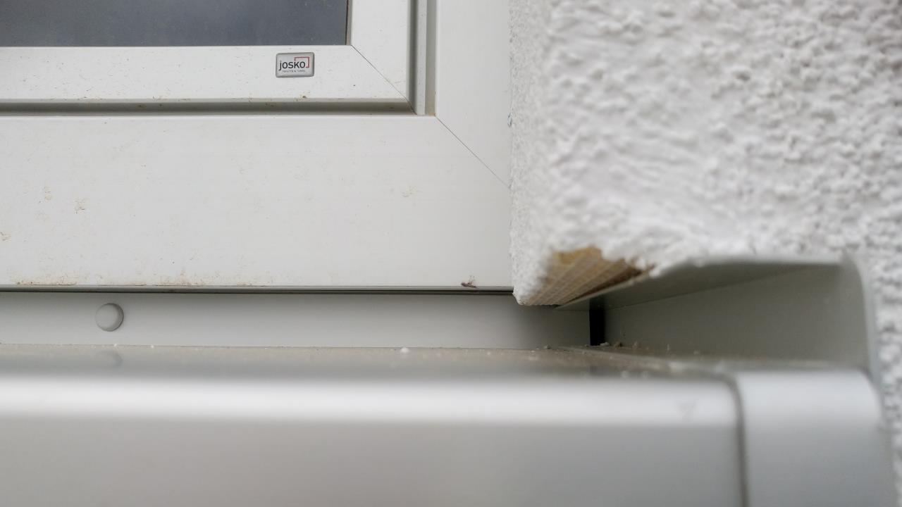 Fensterbänke außen korrekt eingebaut?