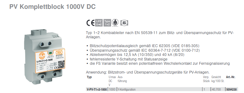 Gelöst] PV Generator-Anschlusskasten (GAK) in Stahlschrank? Schutzklasse II  - Seite 2