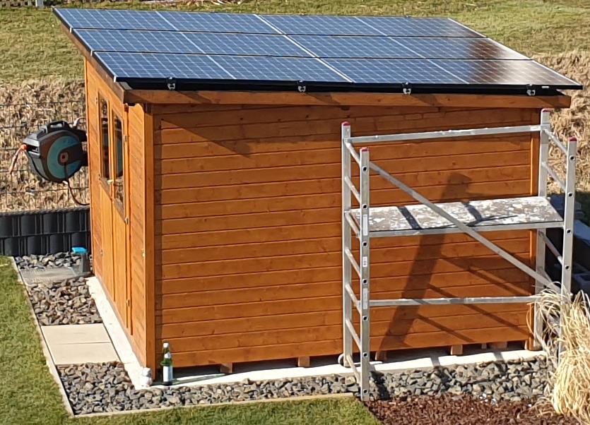 Photovoltaik für das Gartenhaus nutzen